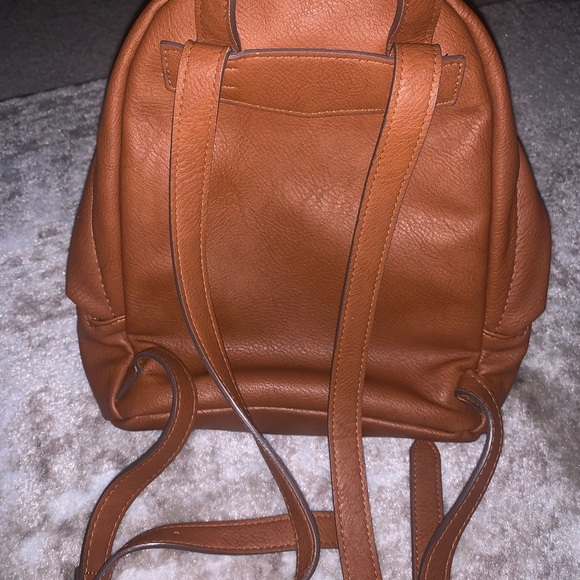 Universal Thread Tan Leather Backpack - Picture 3 of 4